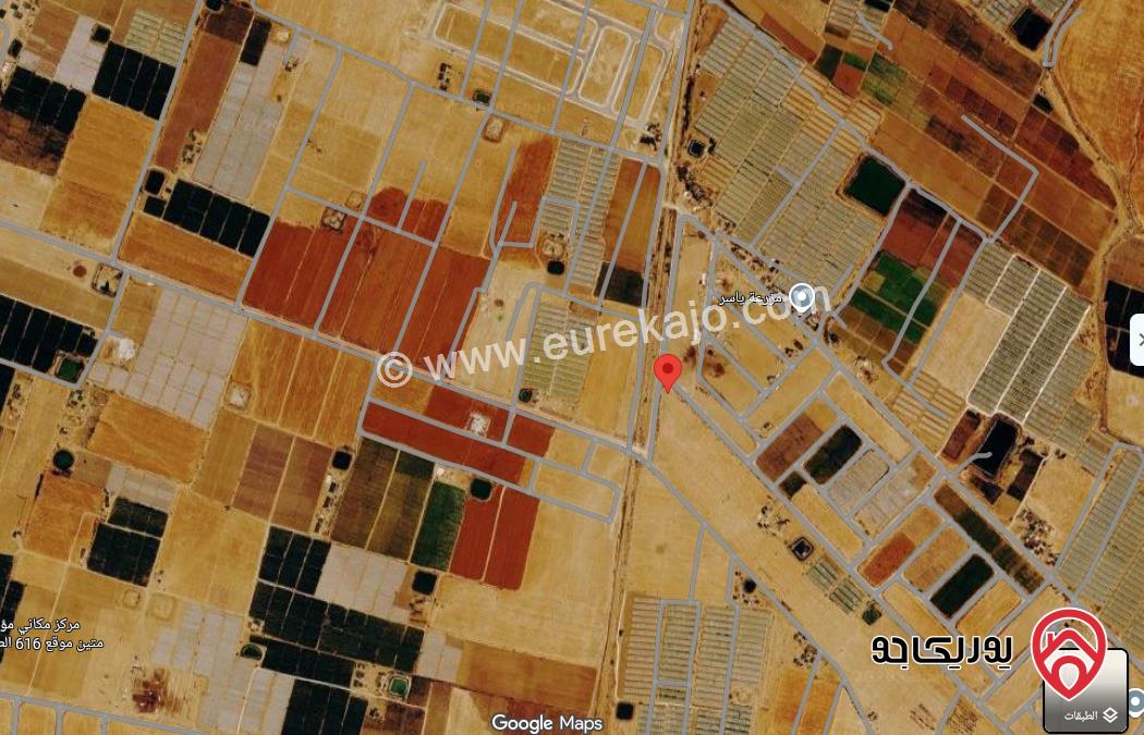 أرض مساحة 536م للبيع من أراضي جنوب عمان - الطنيب - حوض السكة الشرقي
