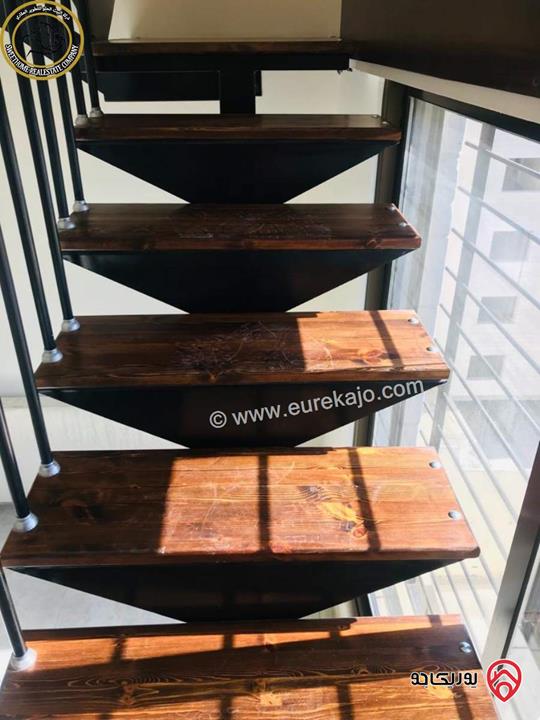 شقة فاخرة للبيع في عمان - خلدا - العوجانية قرب الهمشري طابق ثالث 200م مع روف دوبلكس 140م لم تسكن