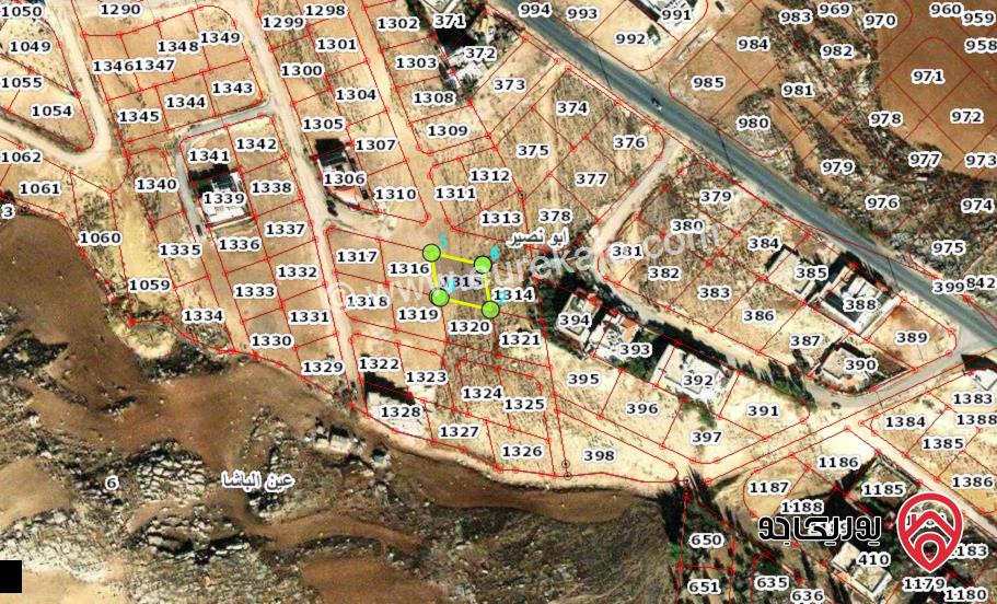 ارض مساحة 500م للبيع في عمان - ابو نصير ام بطمه