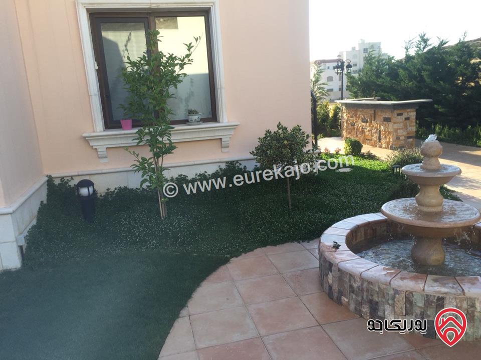 فيلا إسبانية فاخرة مساحة 420م على أرض 764م للايجار في عمان - طريق المطار