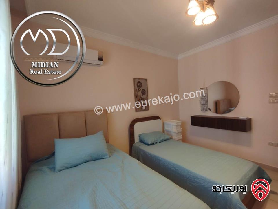 شقة مفروشة للايجار في عمان - الصويفية مساحة 130م طابق ثالث تشطيبات و فرش سوبر ديلوكس اطلالة جميلة