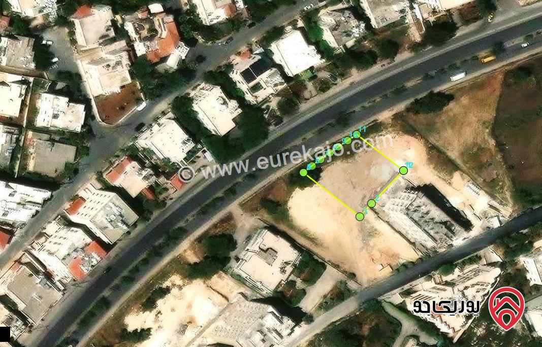 قطعه ارض للبيع في عمان - ناعور مساحتها 1027متر واجهه 33 م على الشارع الرئيسي 