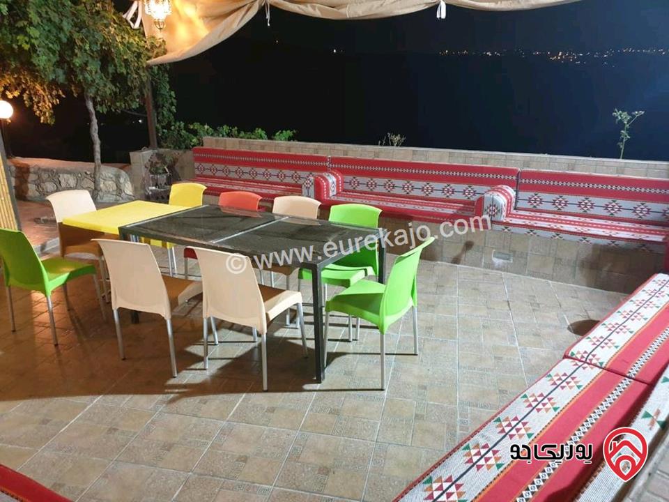 مزرعة مساحة الأرض 7 دونم و 335م والبناء 200م للبيع في السلط