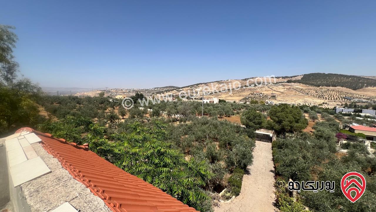 مزرعة مساحة 9 دونم و 708م للبيع في البلقاء - بمنطقة تل الرمان بالقرب من مطعم خيل و ليل 