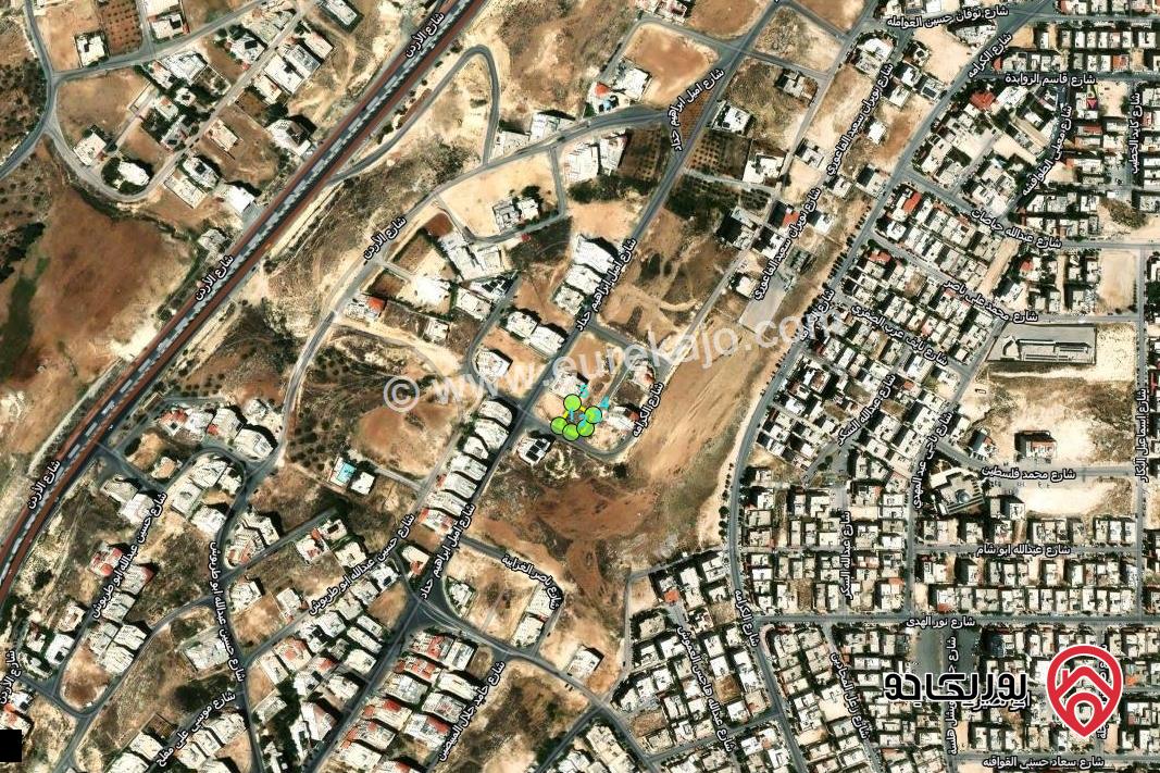 ارض مساحة 523م للبيع في عمان - ابو نصير حوض المقرن منطقة اسكانات/ قريبة من شارع الاردن