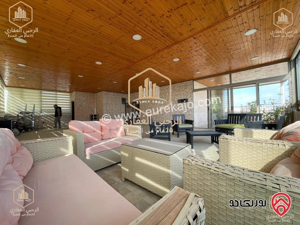 شقة طابق ثالث مع رووف سوبر ديلوكس مساحة 450م للايجار في عمان - خلدا