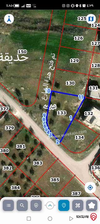 قطعة أرض مساحة 875م للبيع في اربد - البارحه ابان