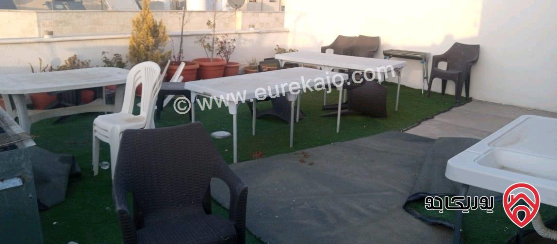 شقة طابق ثالث مساحة 207م مع مساحة 100 على السطح مش مبني للبيع في عمان - دير غبار