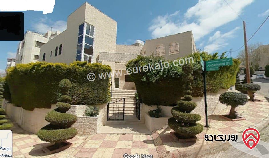 فيلا مساحة 949م على أرض 829م للبيع في عمان - خلدا بالقرب من مدارس المعارف والمونتيسري