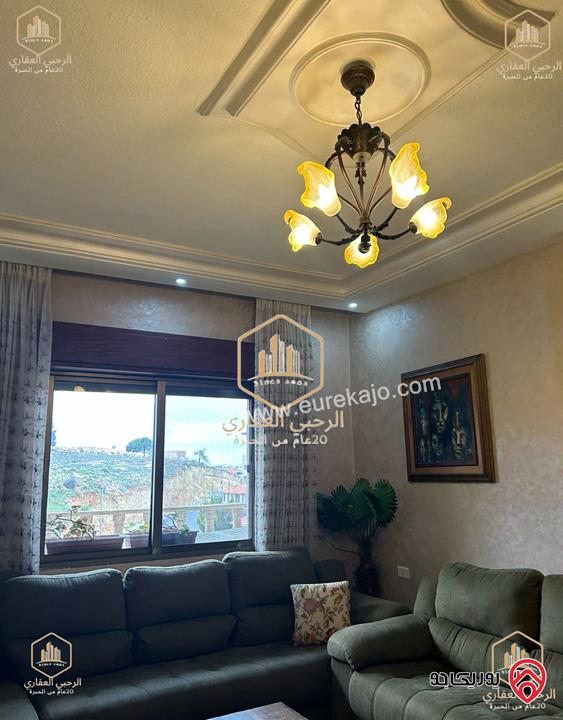 شقة مفروشة مساحة 150م طابق ثالث للايجار في عمان - تلاع العلي 