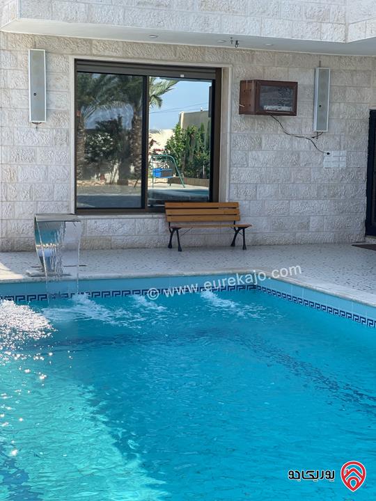 فيلا وشاليه مساحة الأرض 612م والبناء 180م للبيع في الغور اشارة العارضه