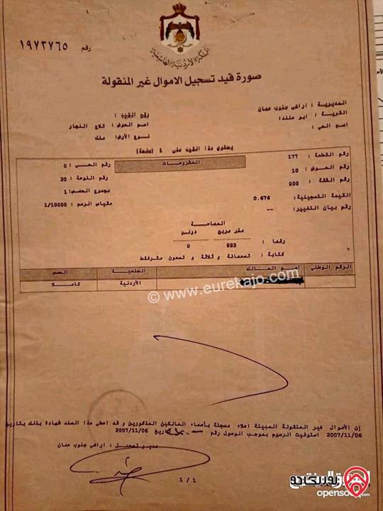 منزل مستقل فيلا مكون من 3 طوابق على أرض 993م للبيع في عمان - أبو علندا