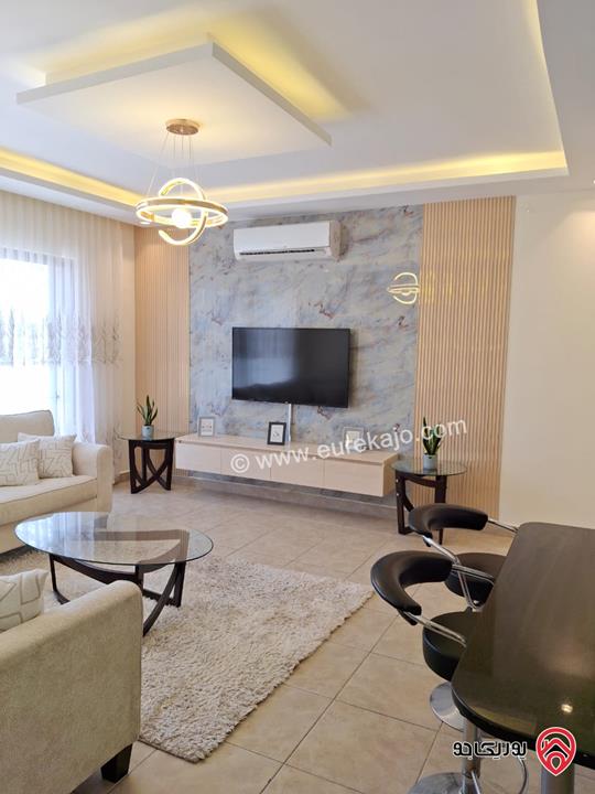 شقة فاخرة مفروشة مساحة 100م طابق أول للايجار في عمان - عبدون