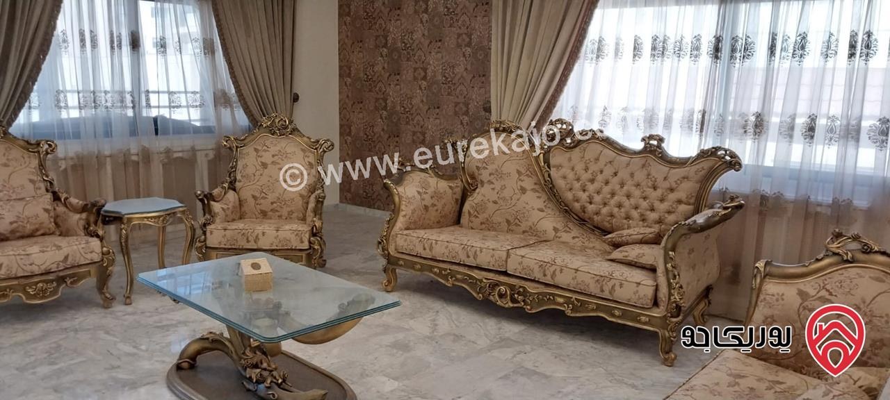 شقة طابقية مفروشة للبيع في عمان - تلاع العلي طابق ثالث مساحة البناء 350م والترس 60م