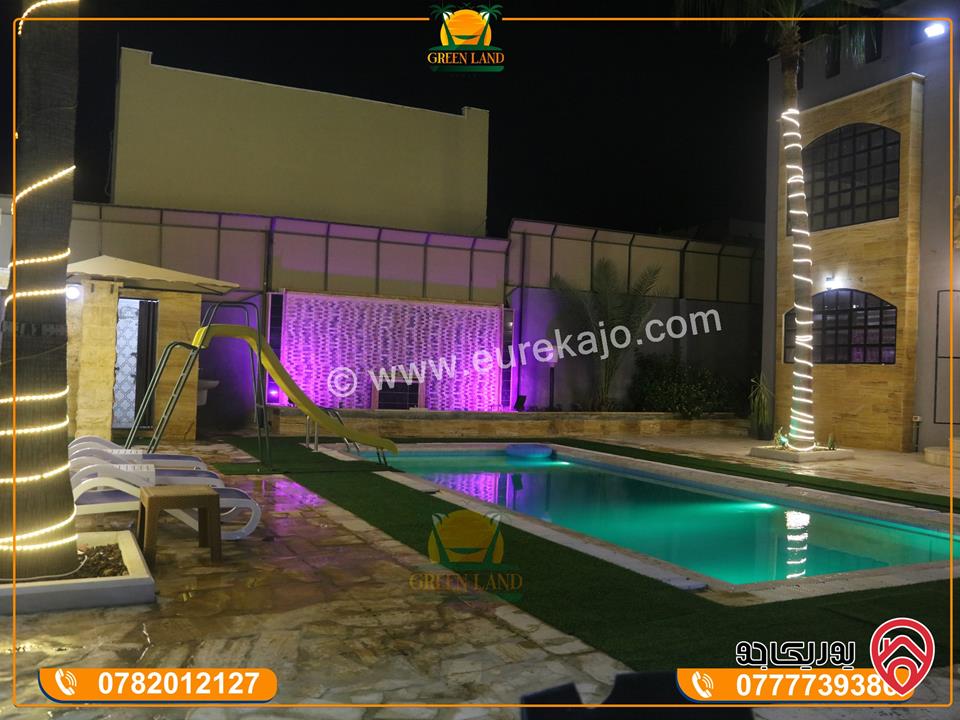 مزرعة - شاليه Green Land Chalet للايجار اليومي في البحر الميت